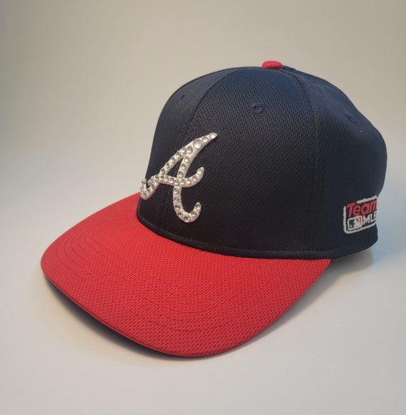 Atlanta Braves Rhinestone Cap - Etsy display picture 3