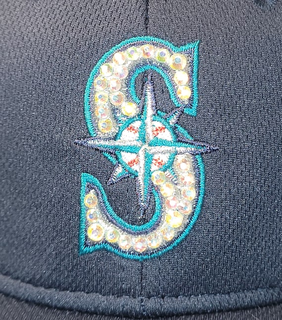 Seattle Mariners Rhinestone Cap - Etsy display picture 2