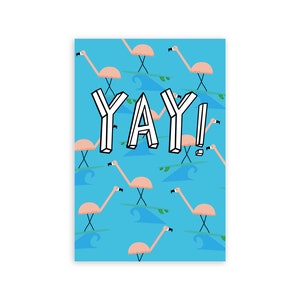 ¡Hurra! Tarjeta con buenas noticias