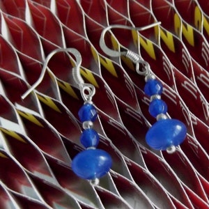 Natural Sapphire Gemstone Earrings