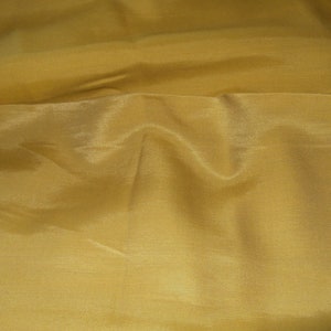Maize Gold Matt Fabric Remnant, 91 cm width by 2.80 metre length