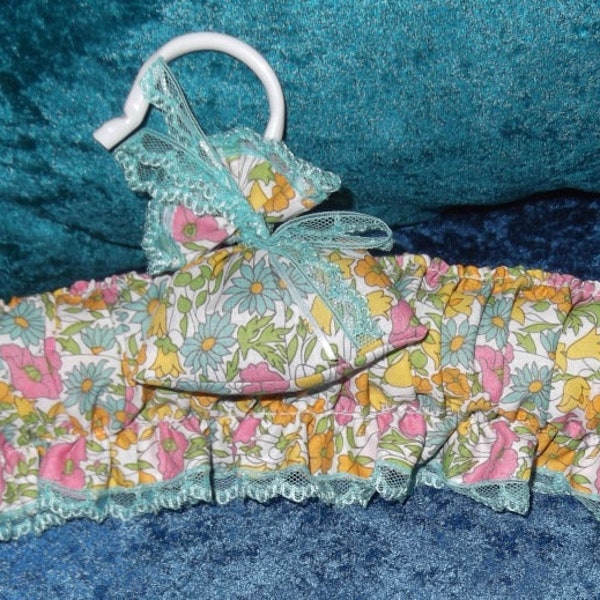 Child's Floral Cotton Coathanger and Lavender Sachet