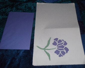 Hand Printed Vintage  Stationery Set