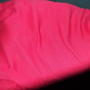 Tecido de malha canelada tubo rosa choque, mistura de algodão e elastina