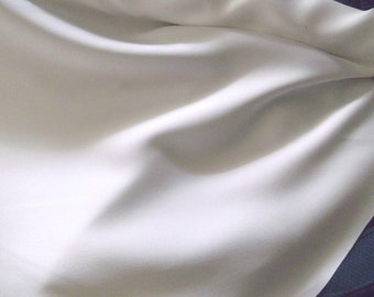 Polyester Natural Off White Mikado Fabric,  150 cm width