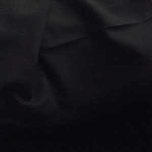 Black Slub Weave Fabric, 150 cm width, Poly Acetate Blend