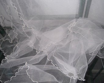 Ivory Tulle Wrap, 2m x 60 cm