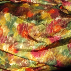 Autumn Tone Taffeta Fabric, 152 cm width