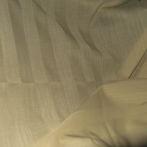 Honey Beige Self Stripe Woolen Blend Fabric, 150 cm width