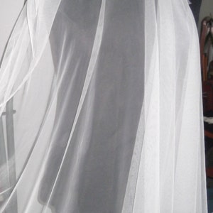 Hi-multi Chiffon Fabric, White Chiffon Fabric, Ivory Chiffon