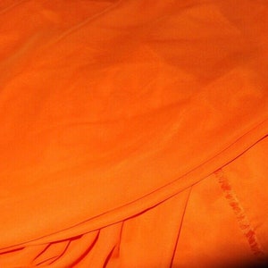 Orange Chiffon Fabric, 150 cm width