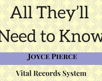 Vital Documents, Protect Your Family in an Emergency, All They'll Need to Know, Survival and End of Life Planning