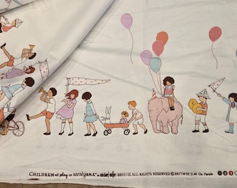 Children at Play / On Parade by Sarah Jane for Michael Miller - Double Border - Sold By the Half Yard – BTHY