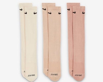 Custom Dyed Beige Cream Socks Multicolor High Socks Trending Solid Color Dyed Socks Beige Cream ALL COLORS