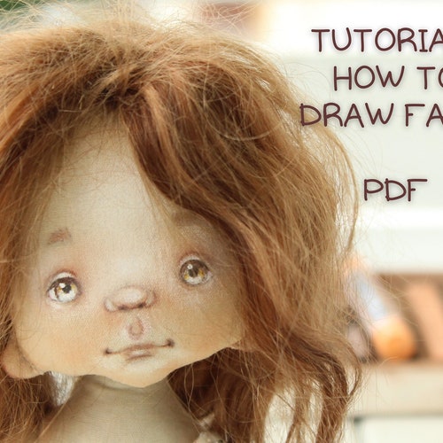 Rag Doll Pattern Face Painting Doll PDF Doll Making Tutorial Etsy Canada