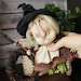 Kitchen Witch Doll,Vintage Cooking Doll, Festive Handmade Decor, Good