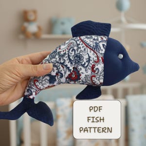 Fish Sardine Sewing Pattern: DIY Stuffed Toy Tutorial