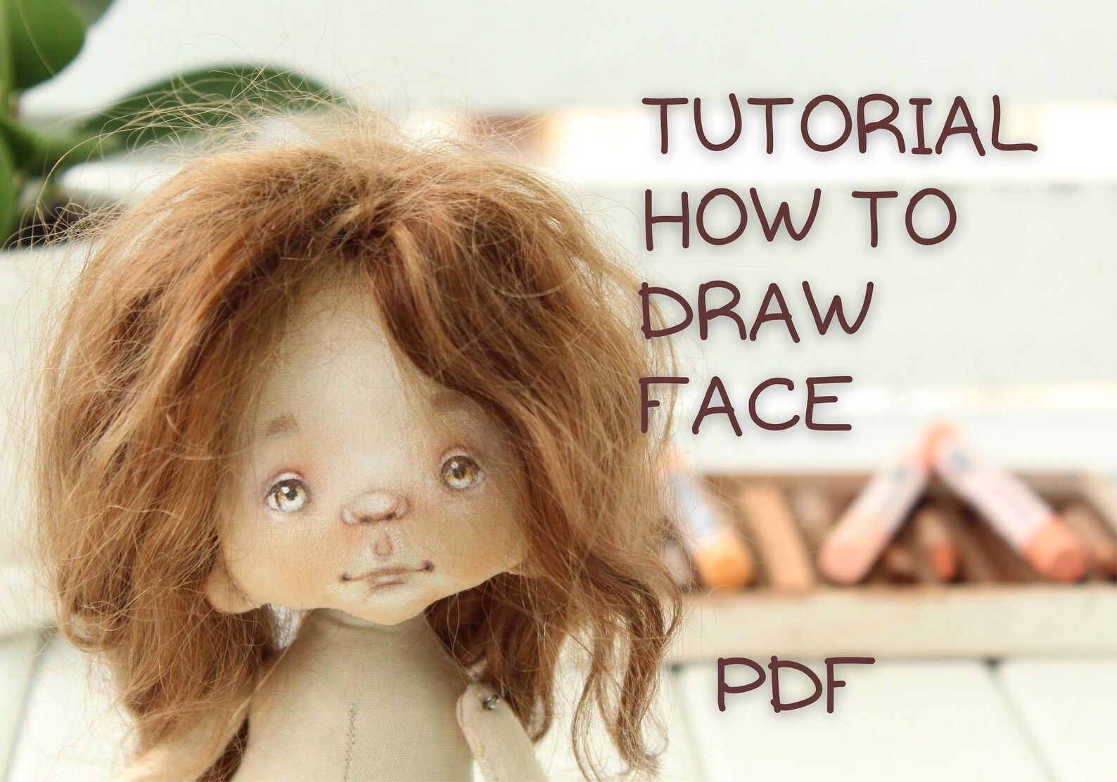 Rag Doll Pattern rag doll faces drawing doll painting Etsy