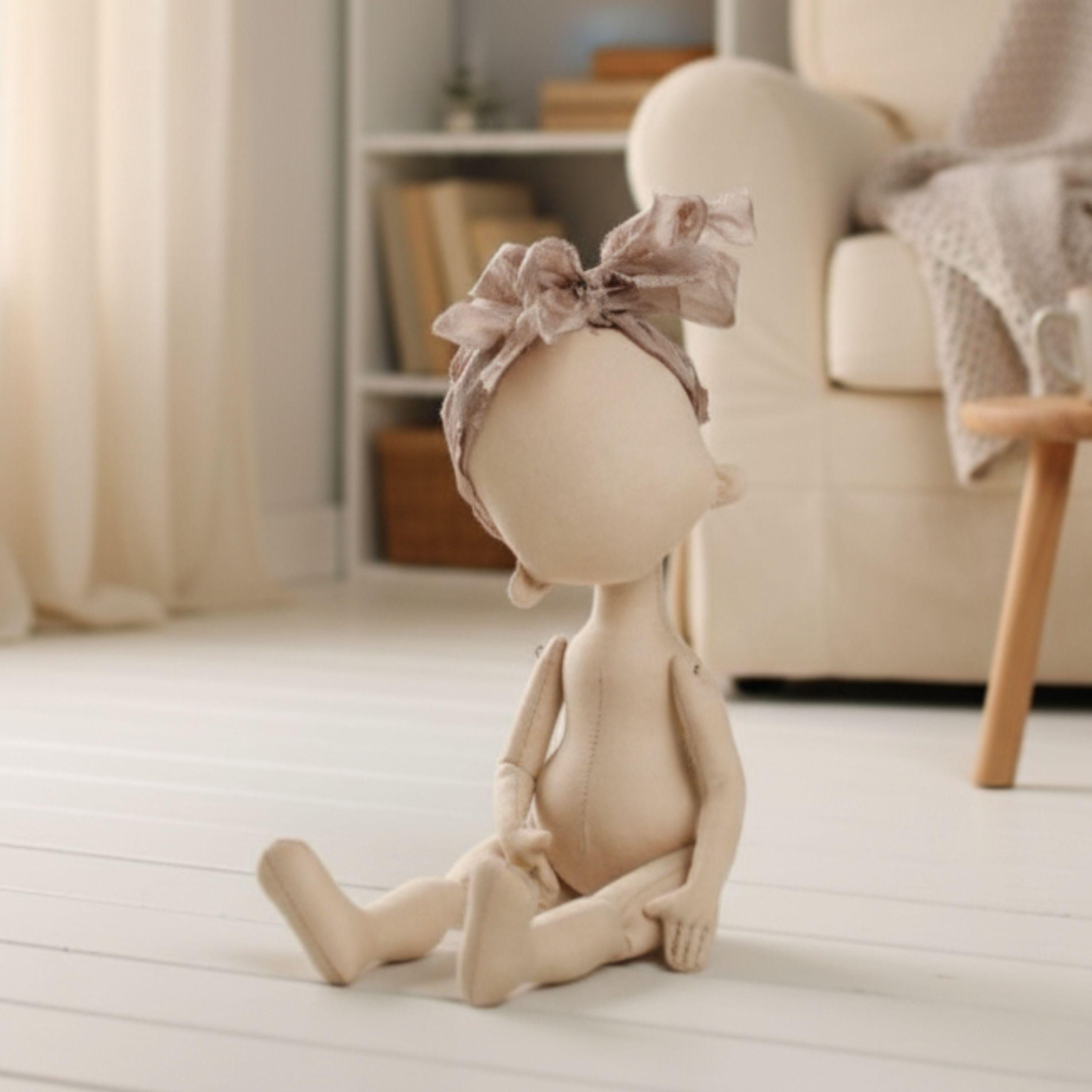Cloth Doll Pattern PDF, Blank Body Rag Doll Sewing Template DIY Craft ...