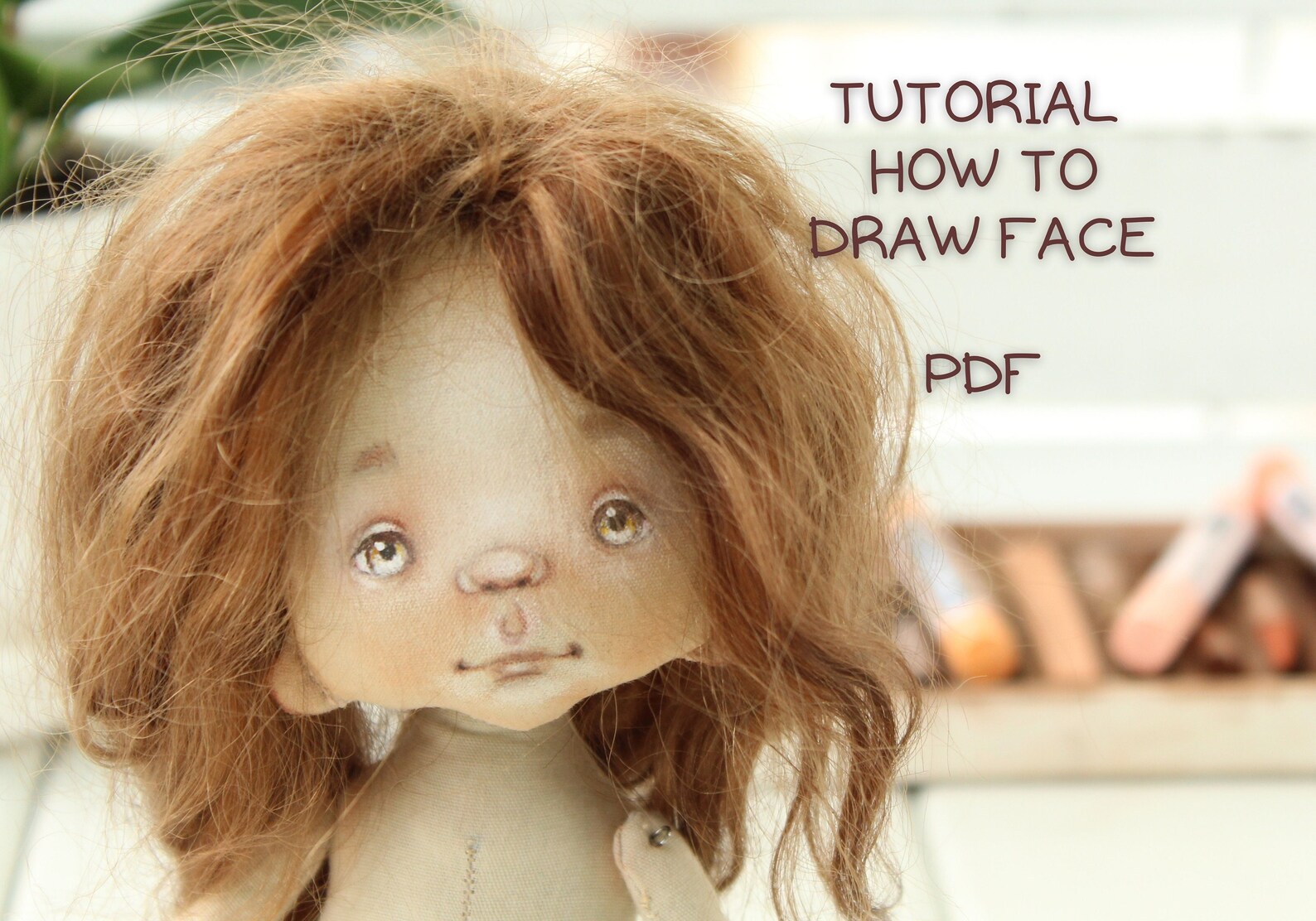 Rag Doll Pattern Rag Doll Faces Painting Tutorial Etsy