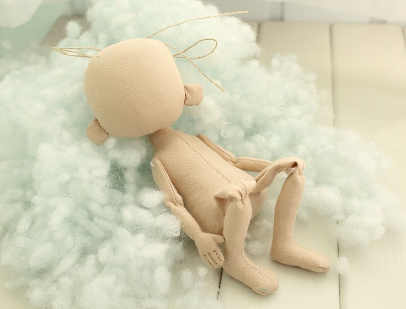 Cloth Doll Pattern, Sewing Tutorial Rag Doll Bodies, Blank Doll Body 9