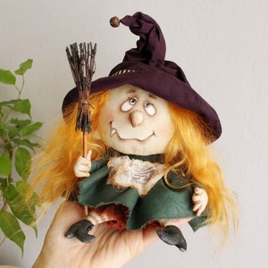 Hanging Witch Decoration, Kitchen Witch Doll, Good Luck Witch Doll