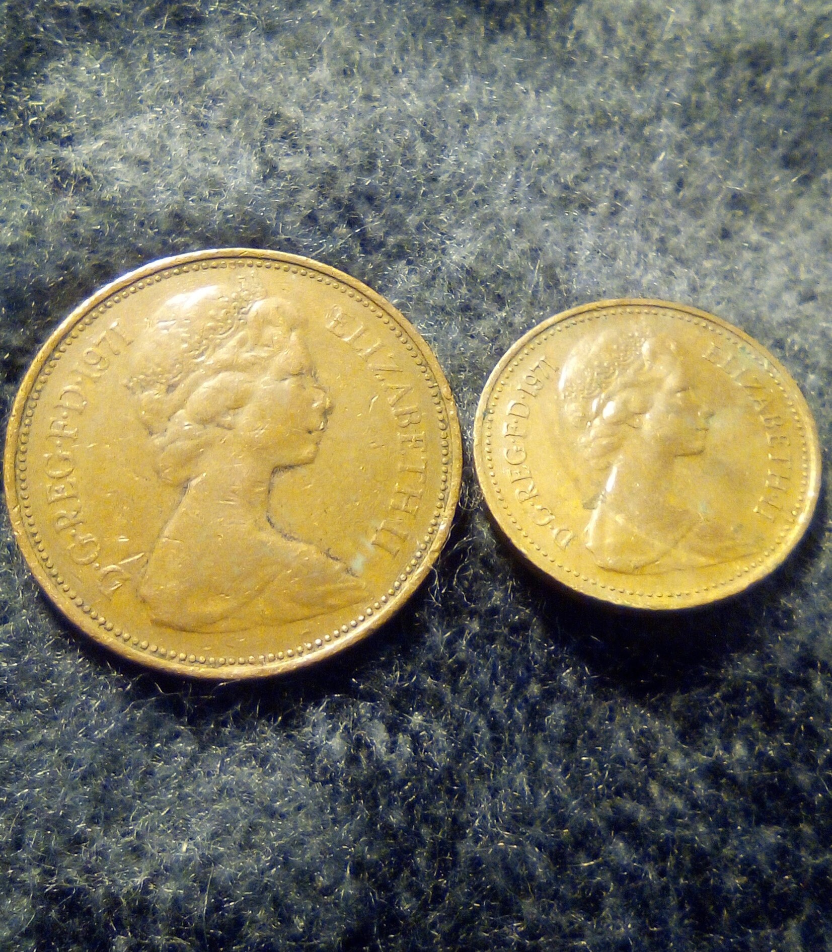 Rare 1971 1p And 2p Coin Circulated collectable Etsy rare-1971-1p-and-2p-coin-circulated-collectable-etsy