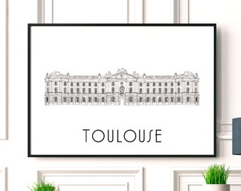 Toulouse poster - A4 / A3 / 40x60 paper