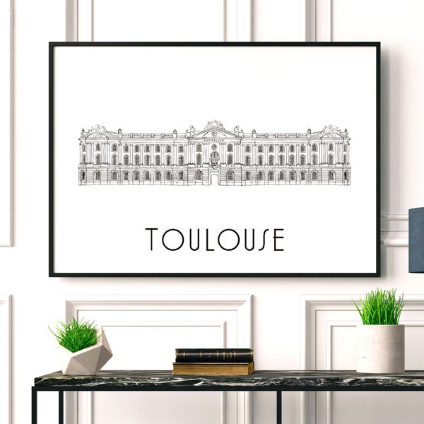 Toulouse poster - A4 / A3 / 40x60 paper