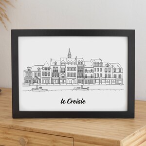 Poster Le Croisic - Carta A4 / A3 / 40x60