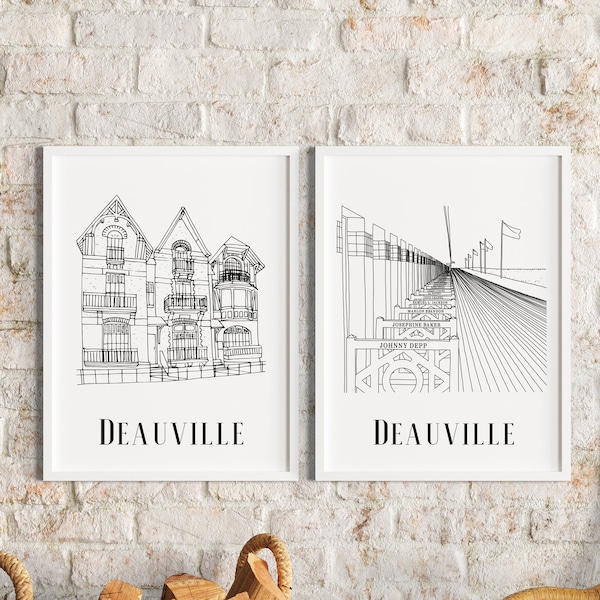 Deauville poster - A4 / A3 / 40x60 paper