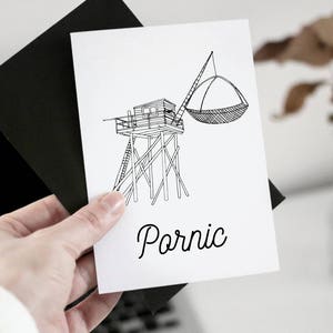 Carte postale Pornic - pêcherie
