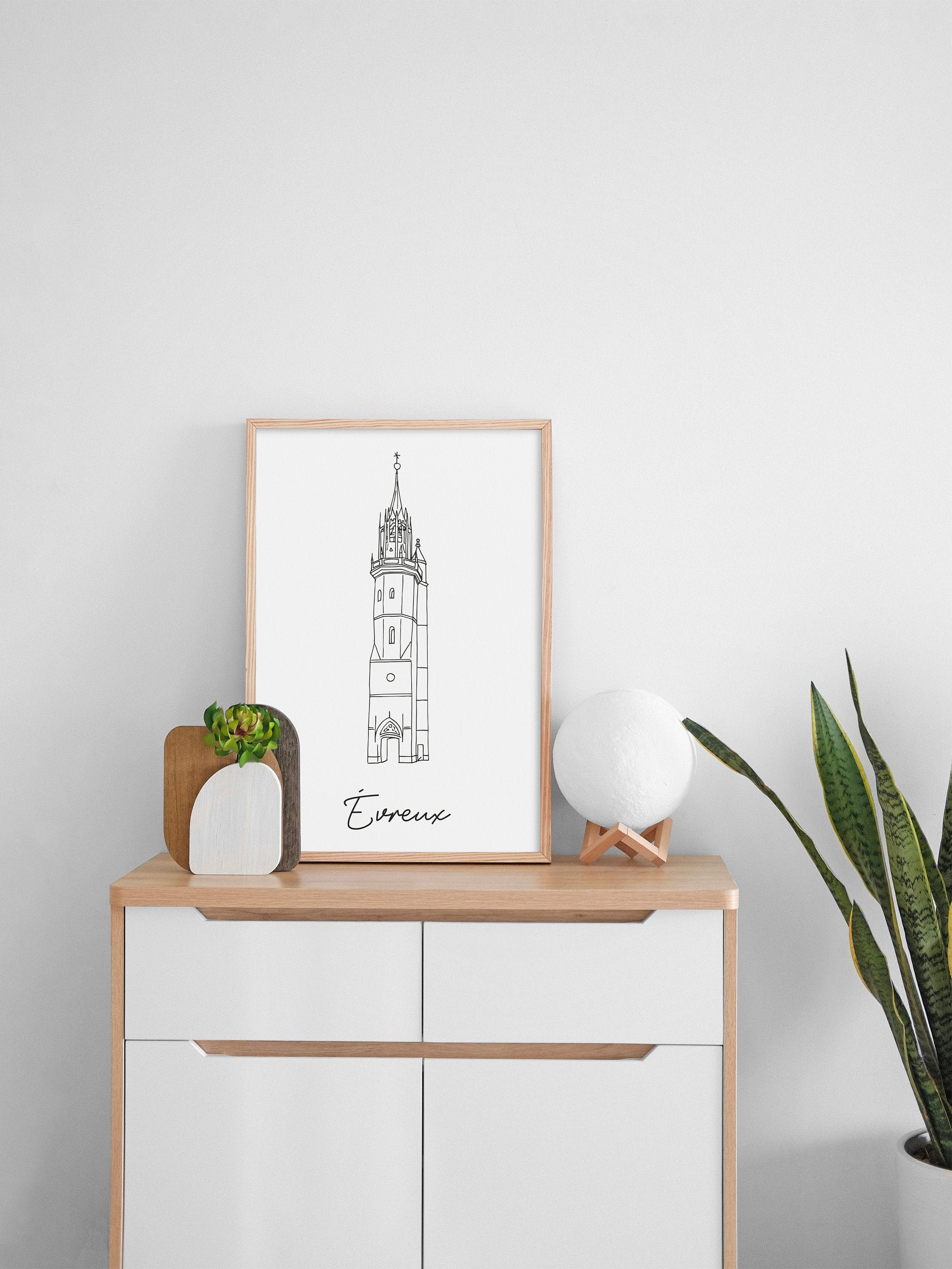 Affiche Evreux - Papier A4/A3