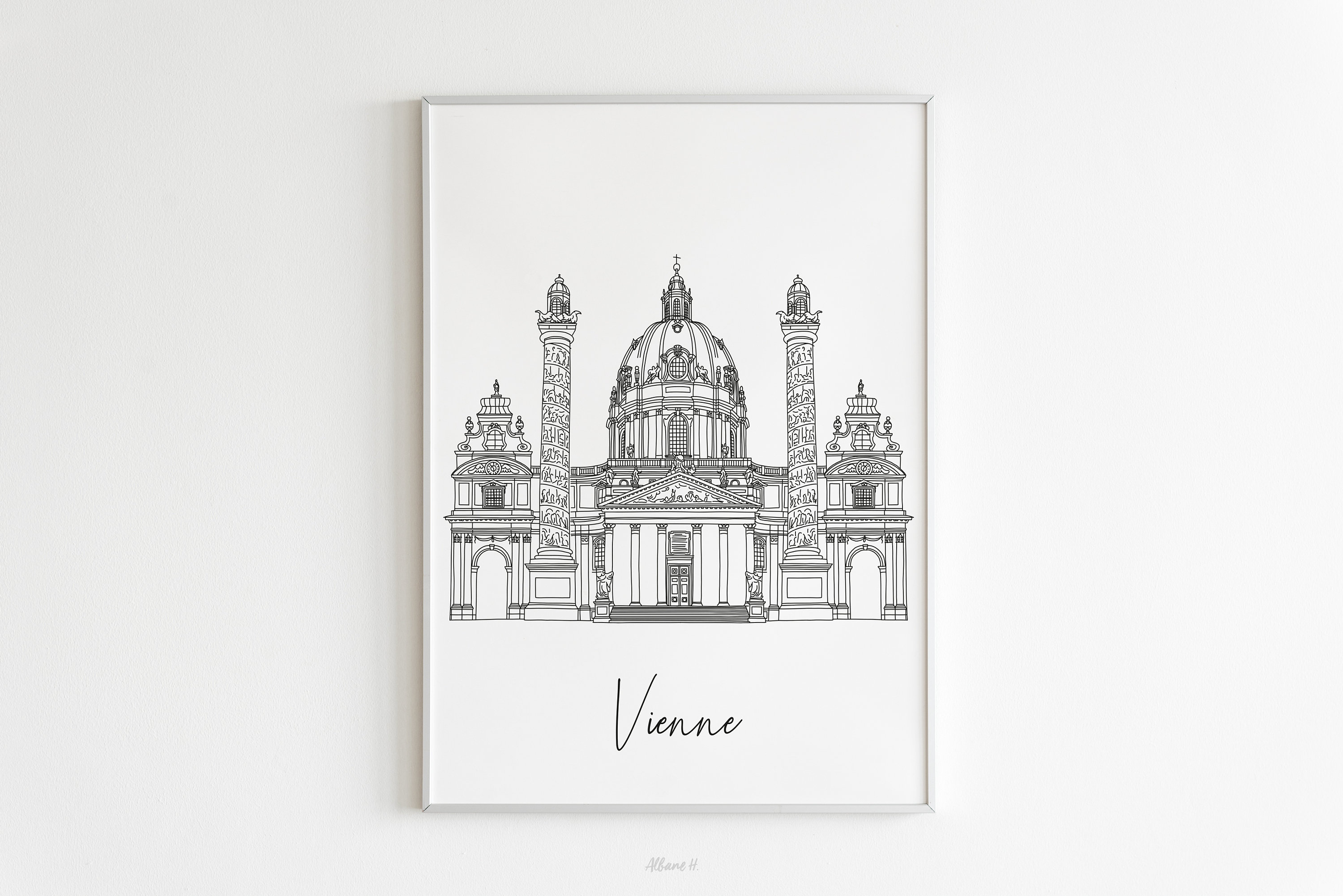 Vienna poster - A4 / A3 / 40x60 paper