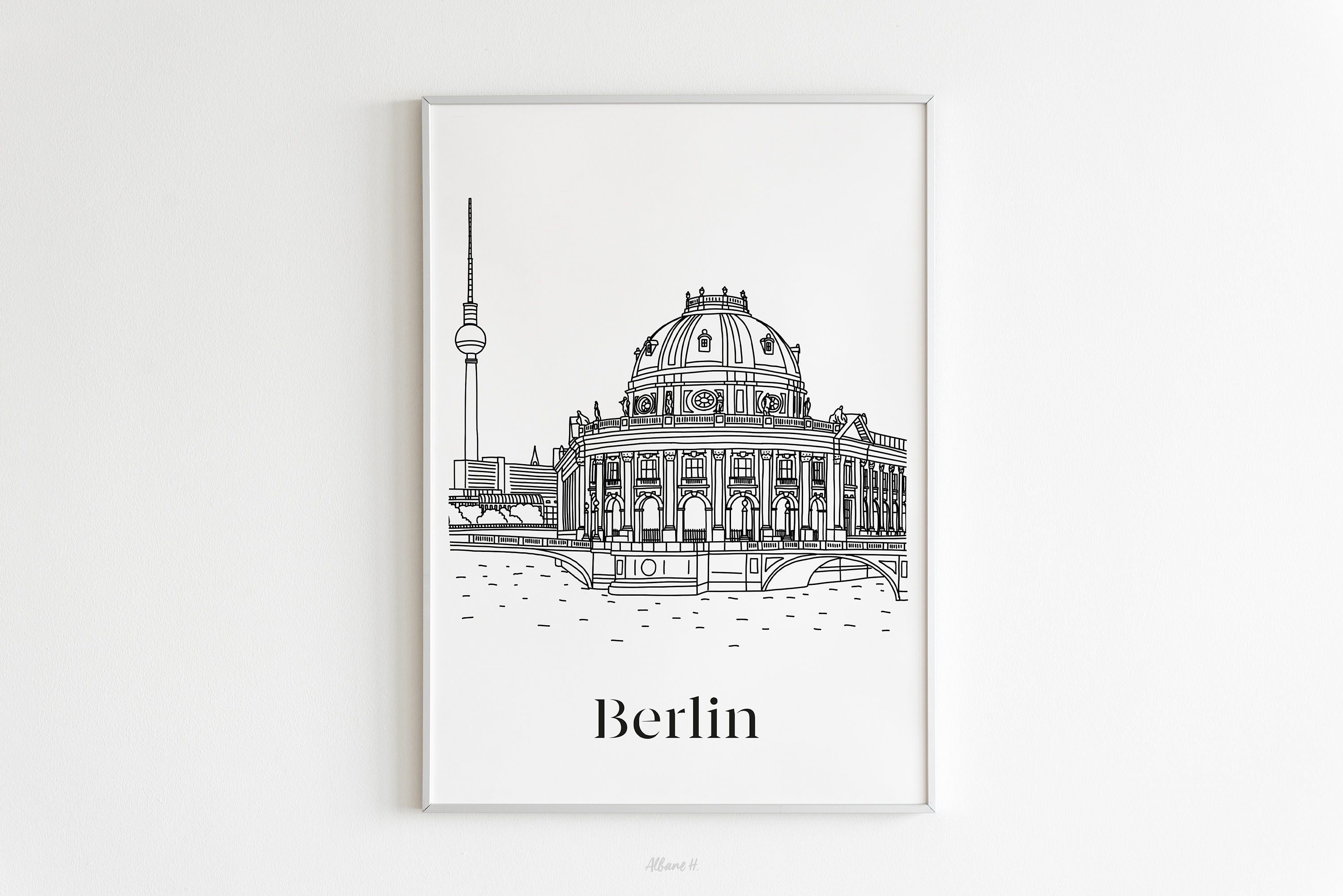 Affiche Berlin - Papier A4/A3