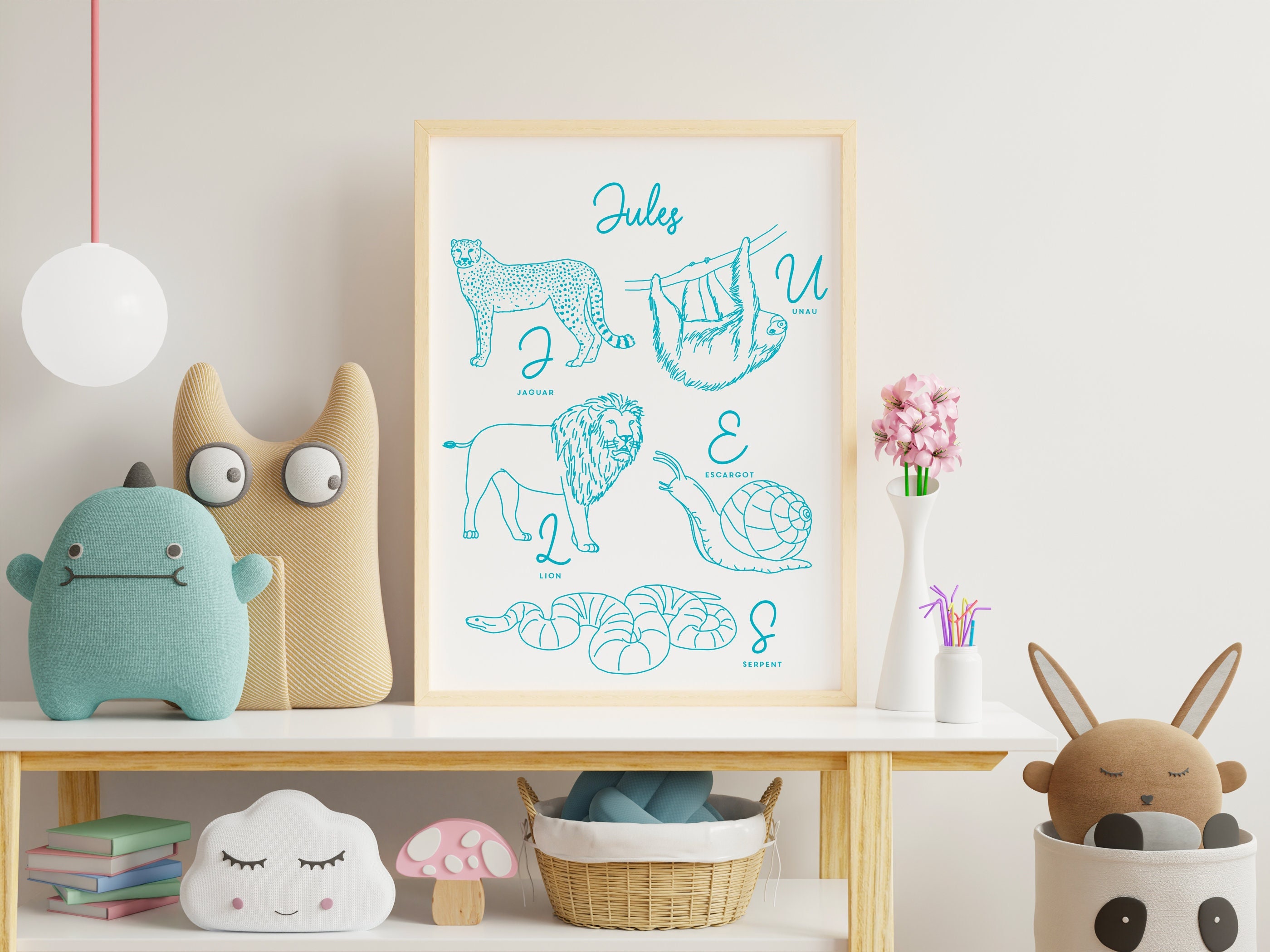 Affiche Prénom Jules - Papier A4/A3