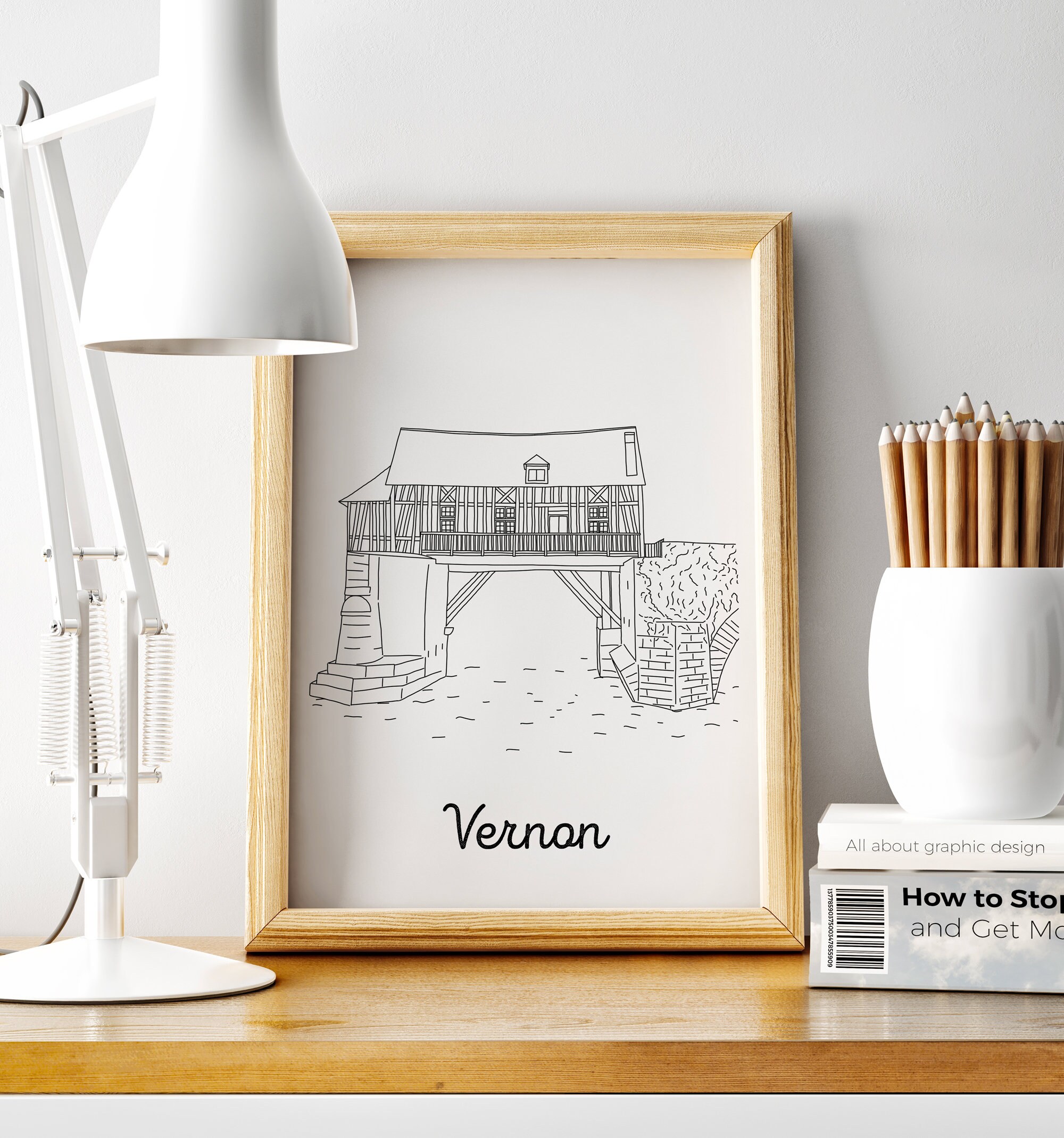 Affiche Vernon - Papier A4/A3