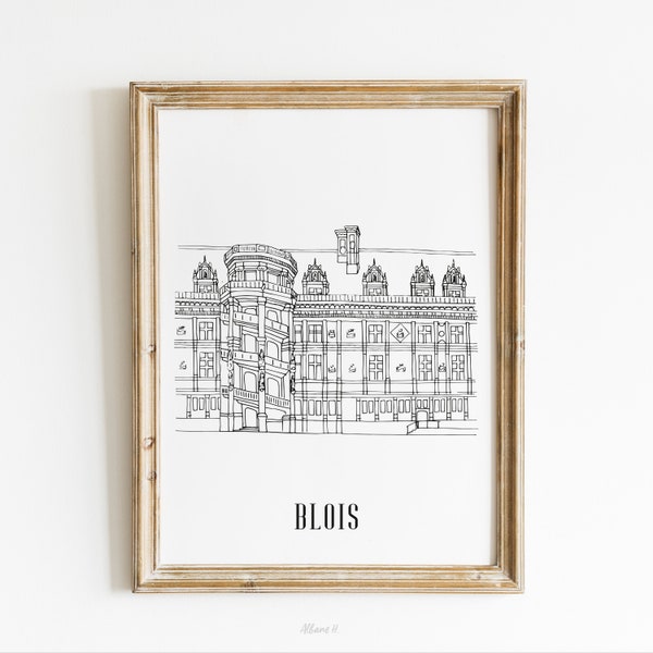 Blois poster - A4 / A3 / 40x60 paper