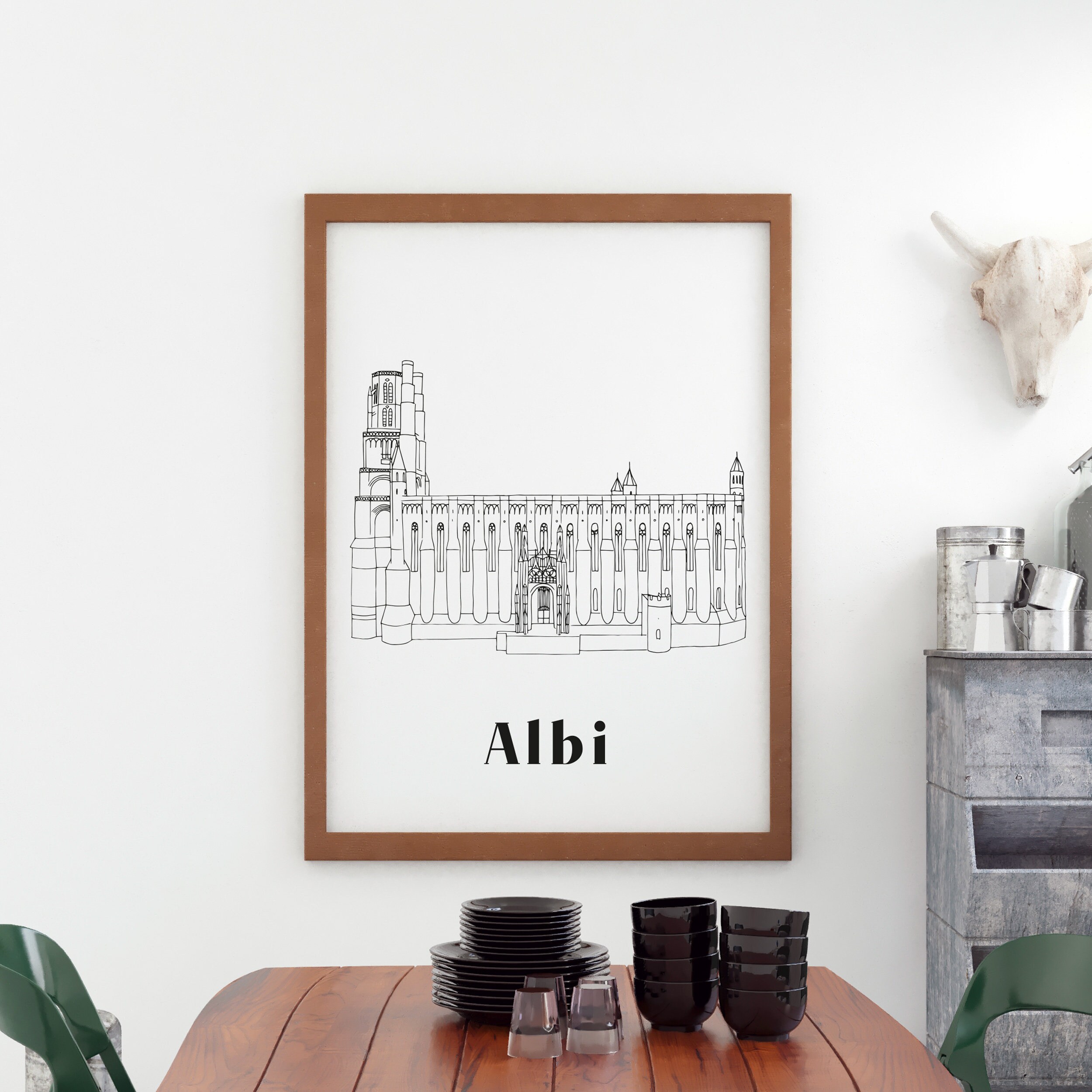 Affiche Albi - Papier A4/A3