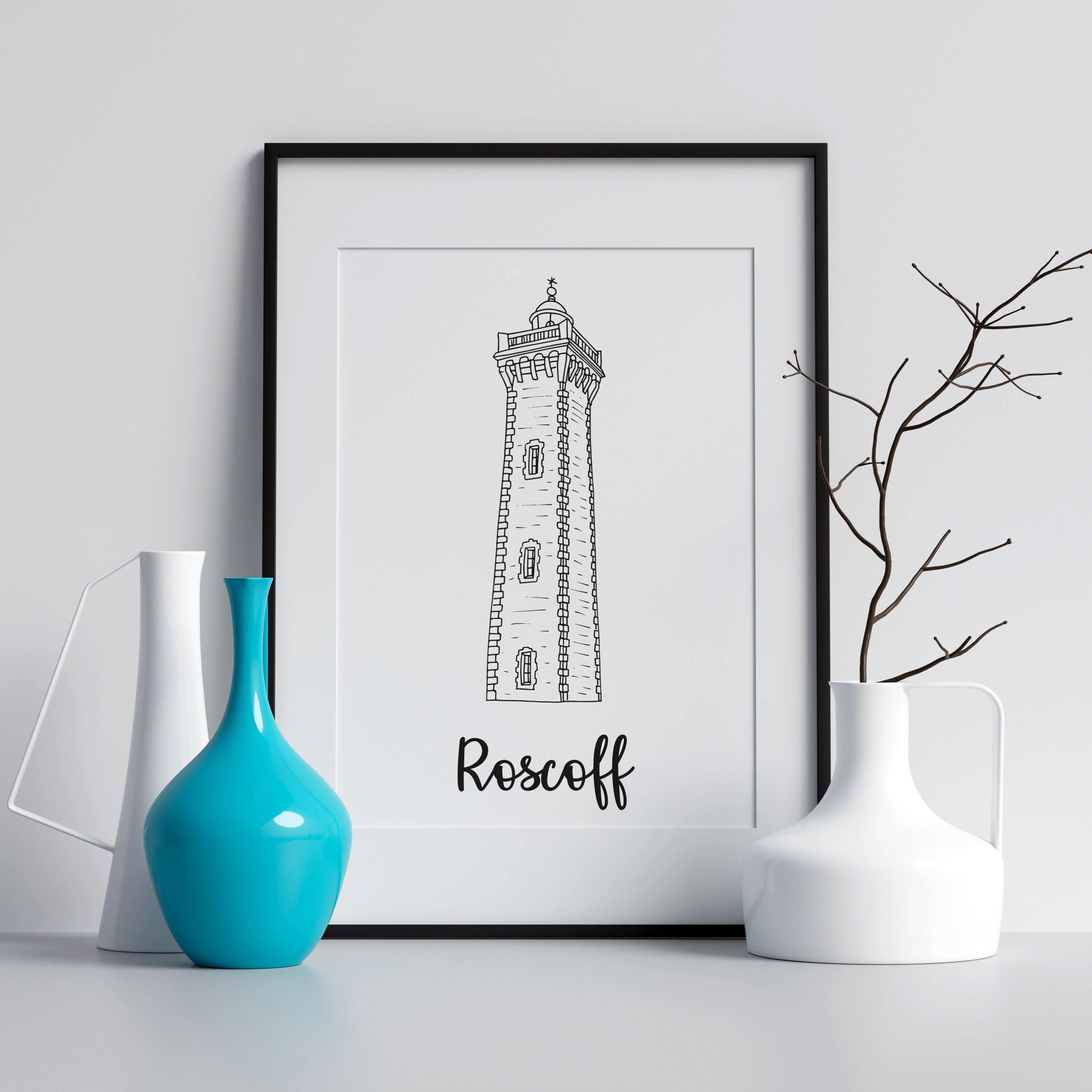 Affiche Roscoff - Papier A4/A3