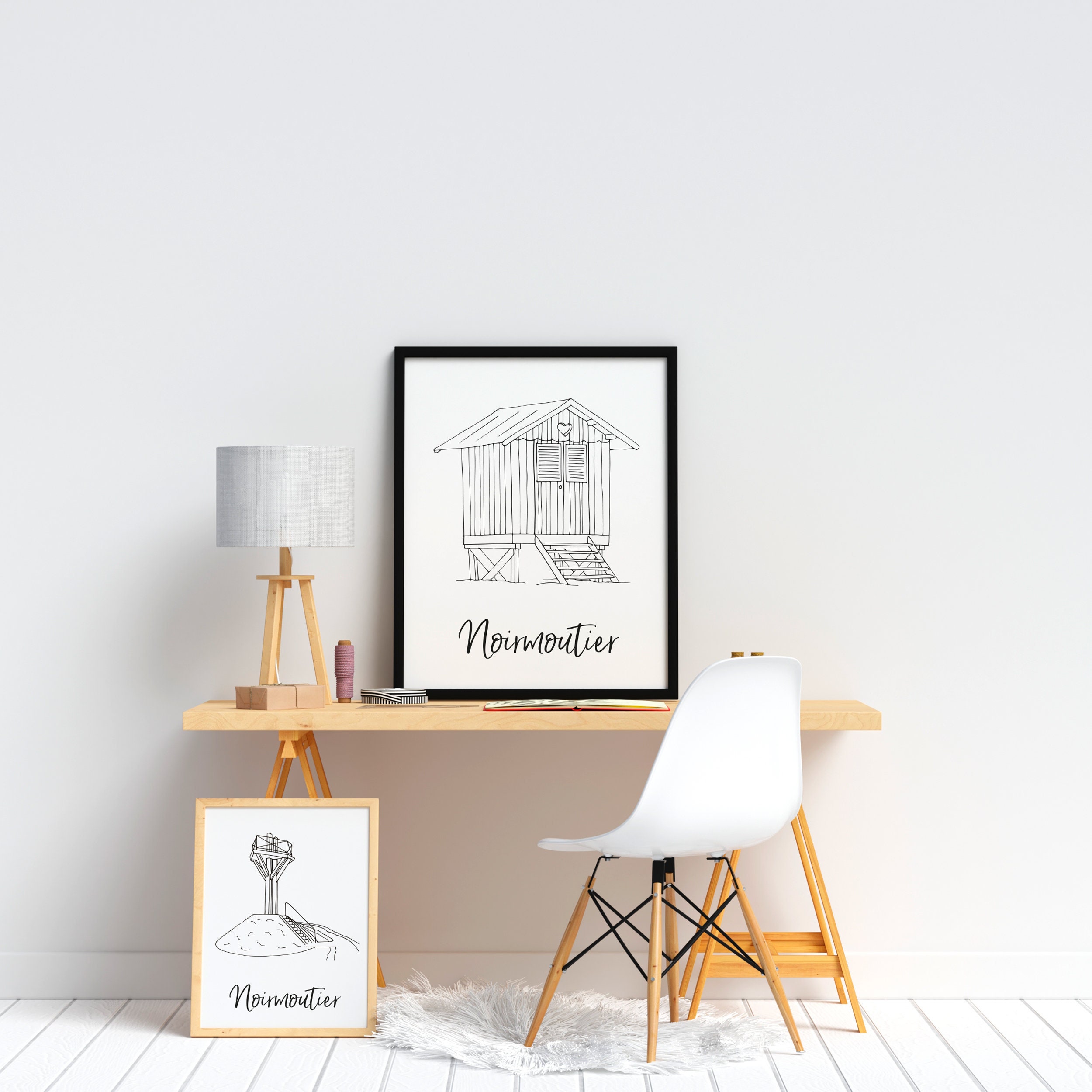 Affiche Noimoutier - Papier A4/A3