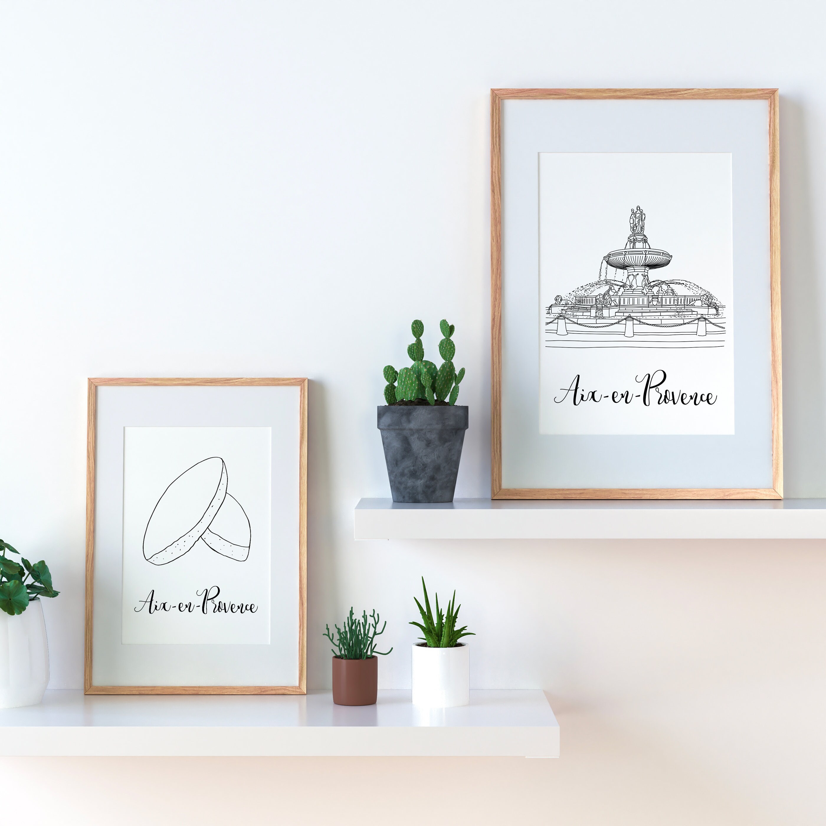 Affiche Aix-En-Provence - Papier A4/A3