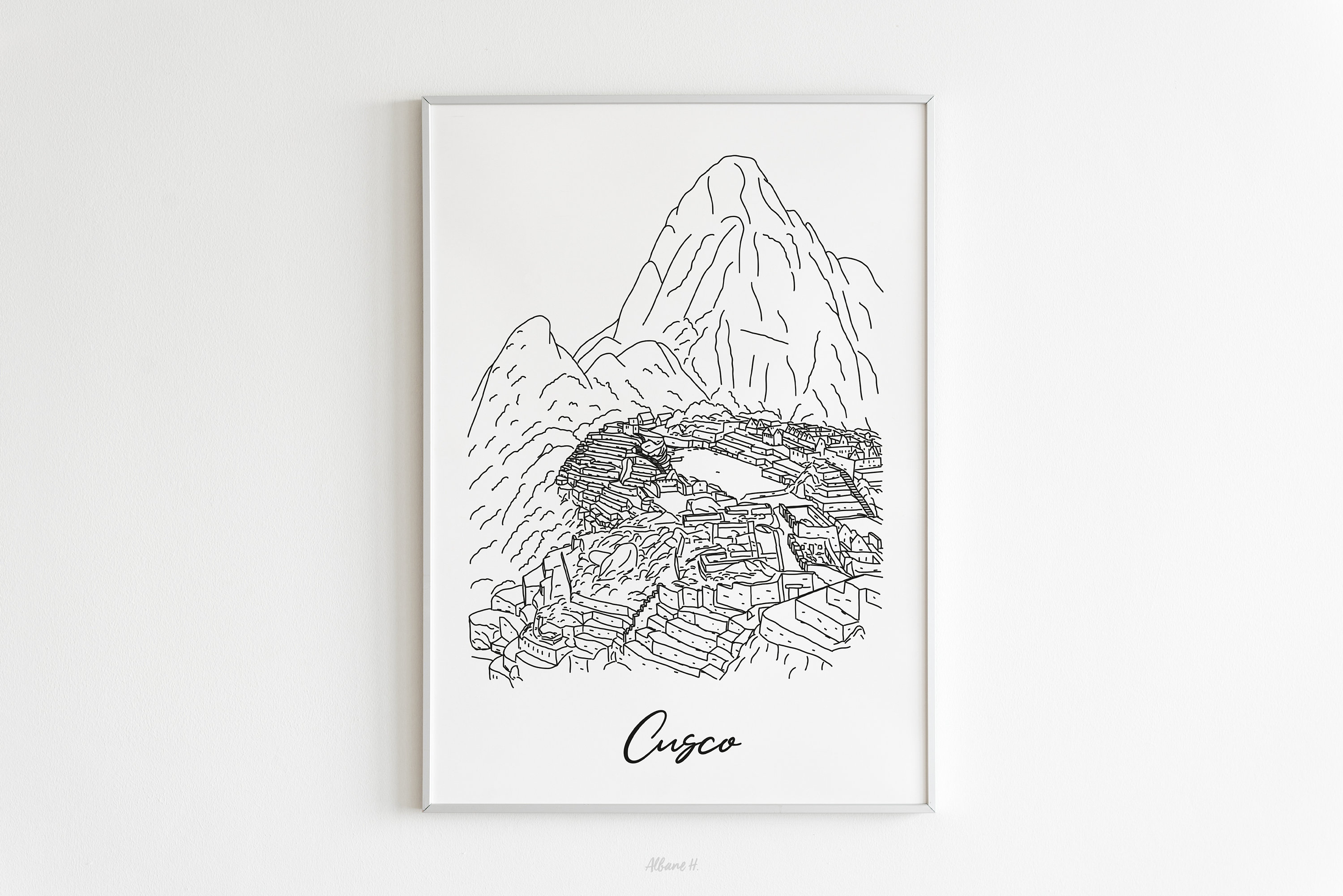 Affiche Cusco - Papier A4/A3