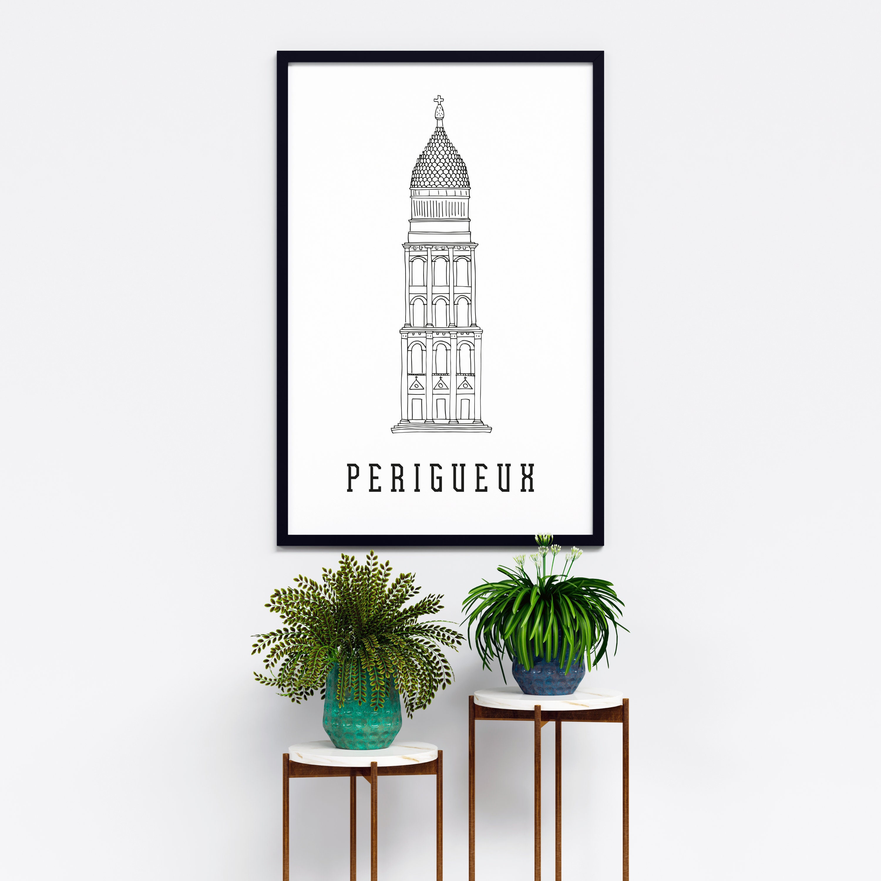 Affiche Périgueux - Papier A4/A3