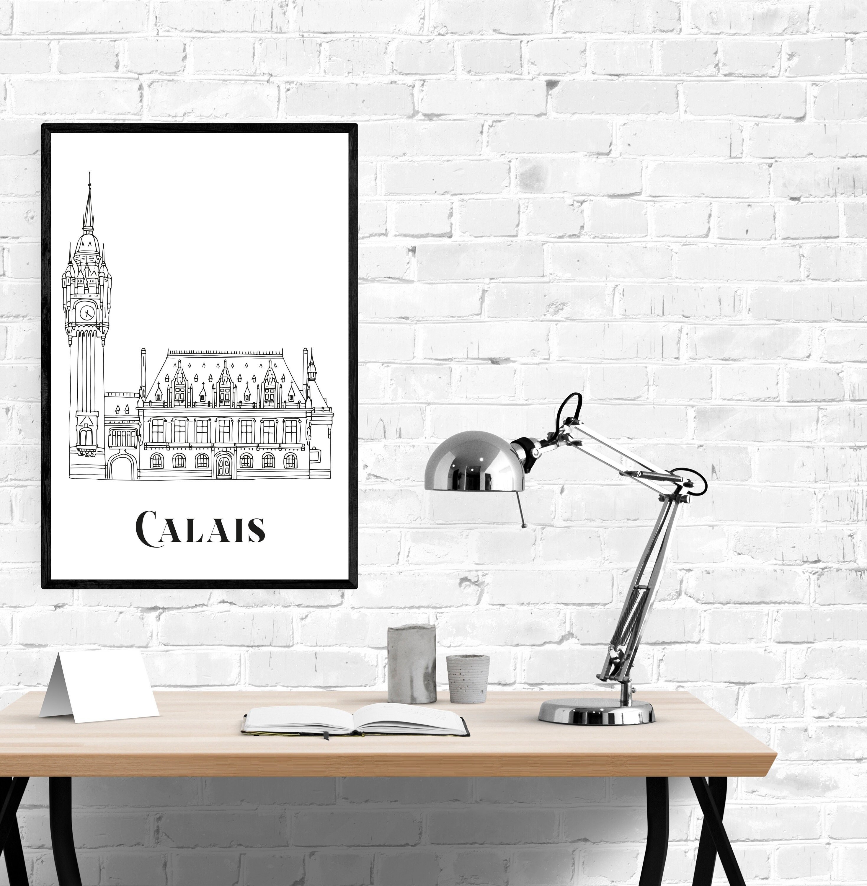 Affiche Calais - Papier A4/A3