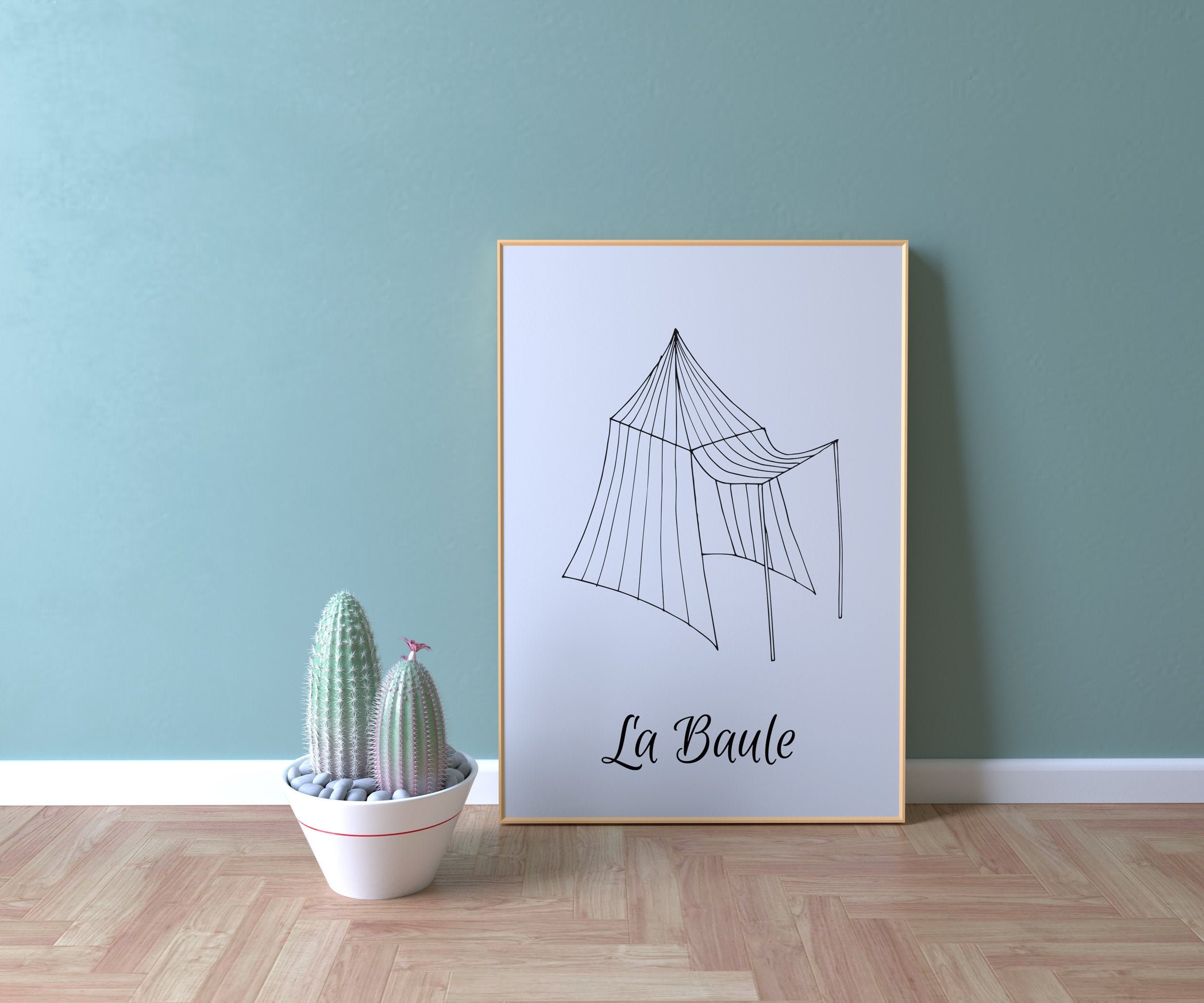 Affiche La Baule - Papier A4/A3