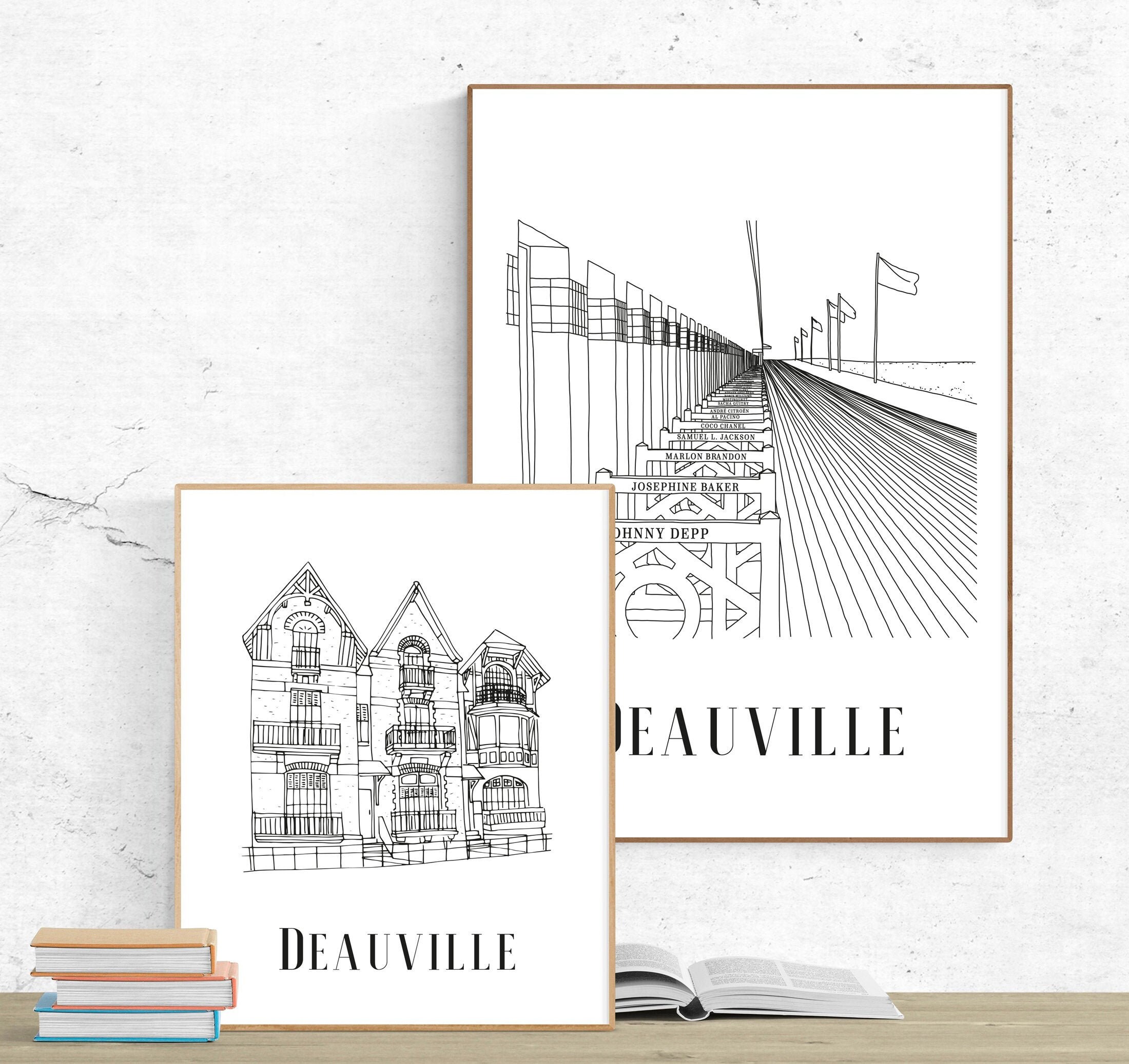 Affiche Deauville - Papier A4/A3