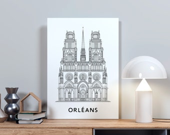 Orleans poster - A4 / A3 / 40x60 paper