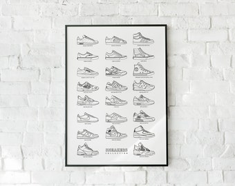 Sneakers Poster -A3 Paper