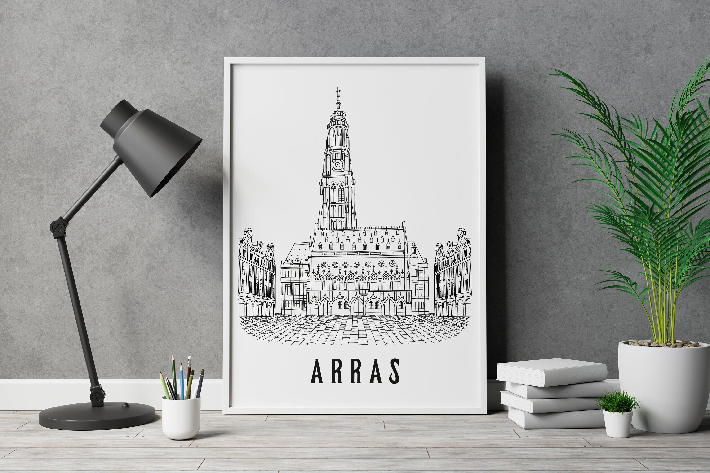 Affiche Arras - Papier A4/A3